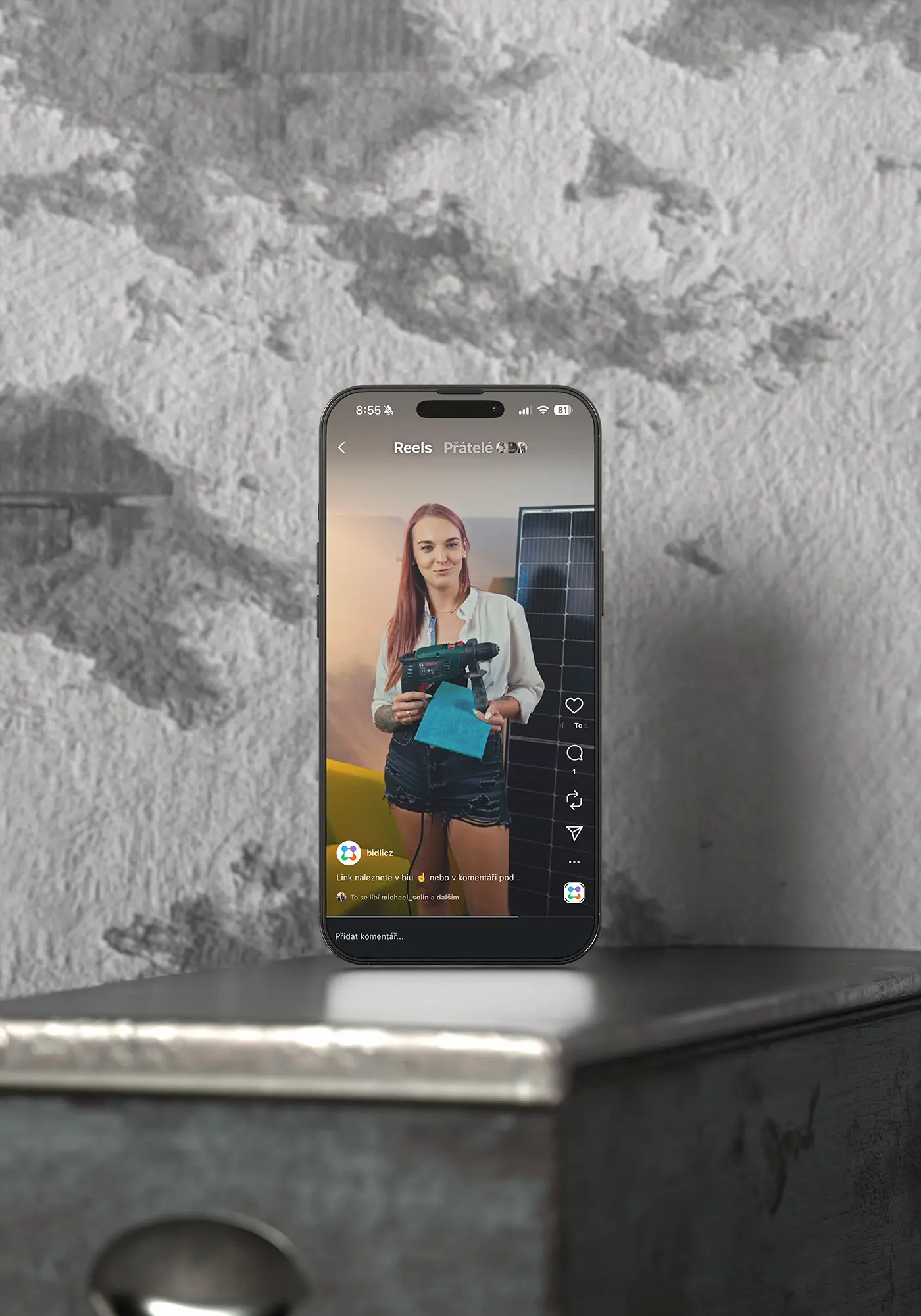 Ukázka naší video produkce: Instagram Reel pro klienta v oblasti energetiky